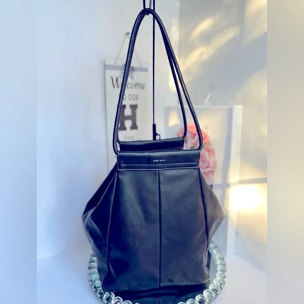 Pixie Mood Stella black Vegan Leather Large Size Purse